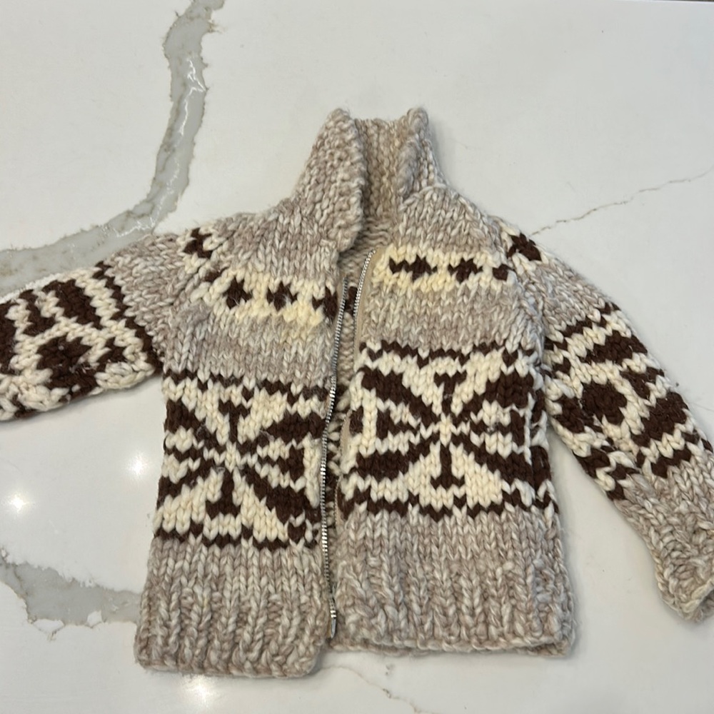 Hand knit sweater